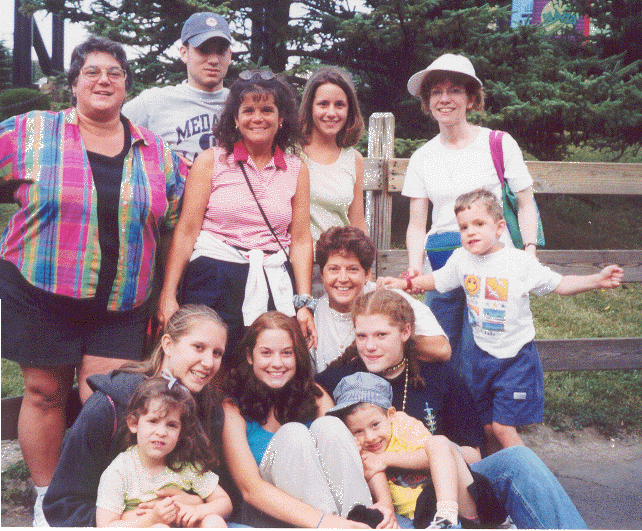 A family on vacation; Actual size=180 pixels wide
